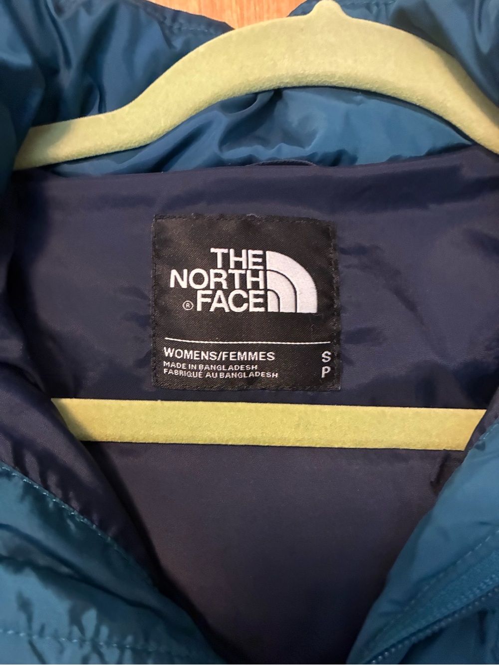 The North Face Gotham Down Jacket Teal Blue Women Small Removable Hood - Picture 3 of 7
